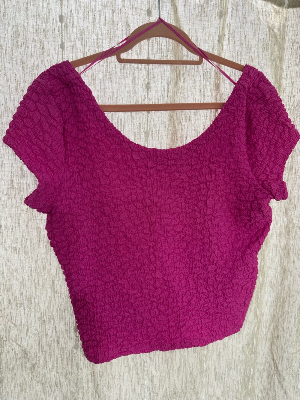 Maeve by Anthropologie Women's Short Sleeve textured top